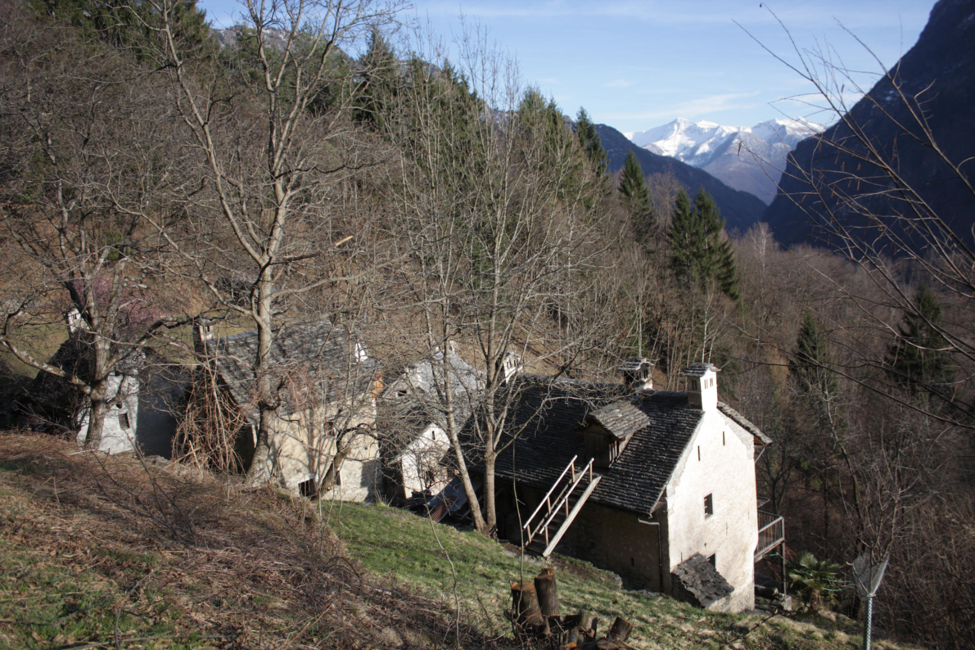 Dorf von Oben