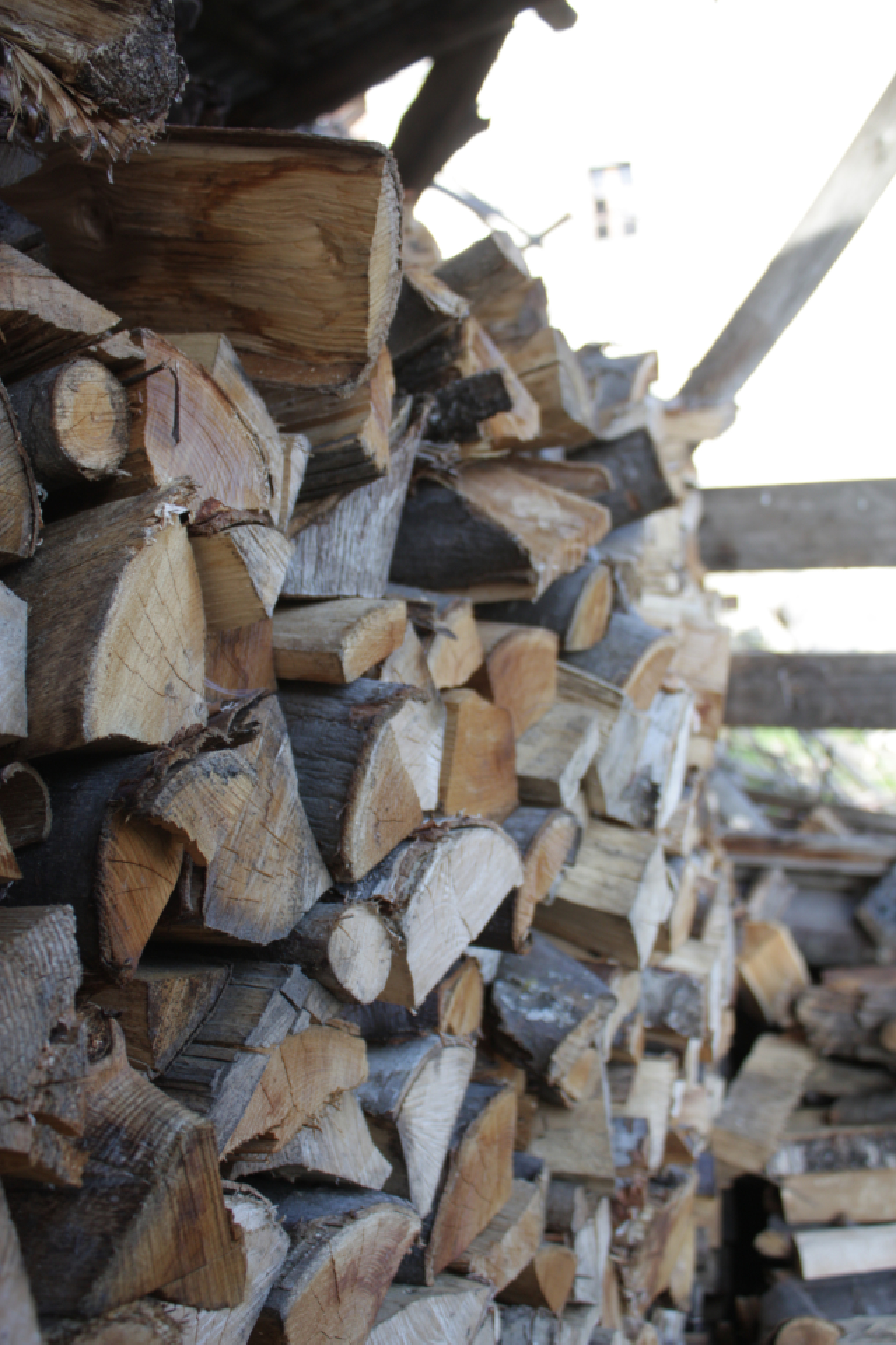 Holzbeige