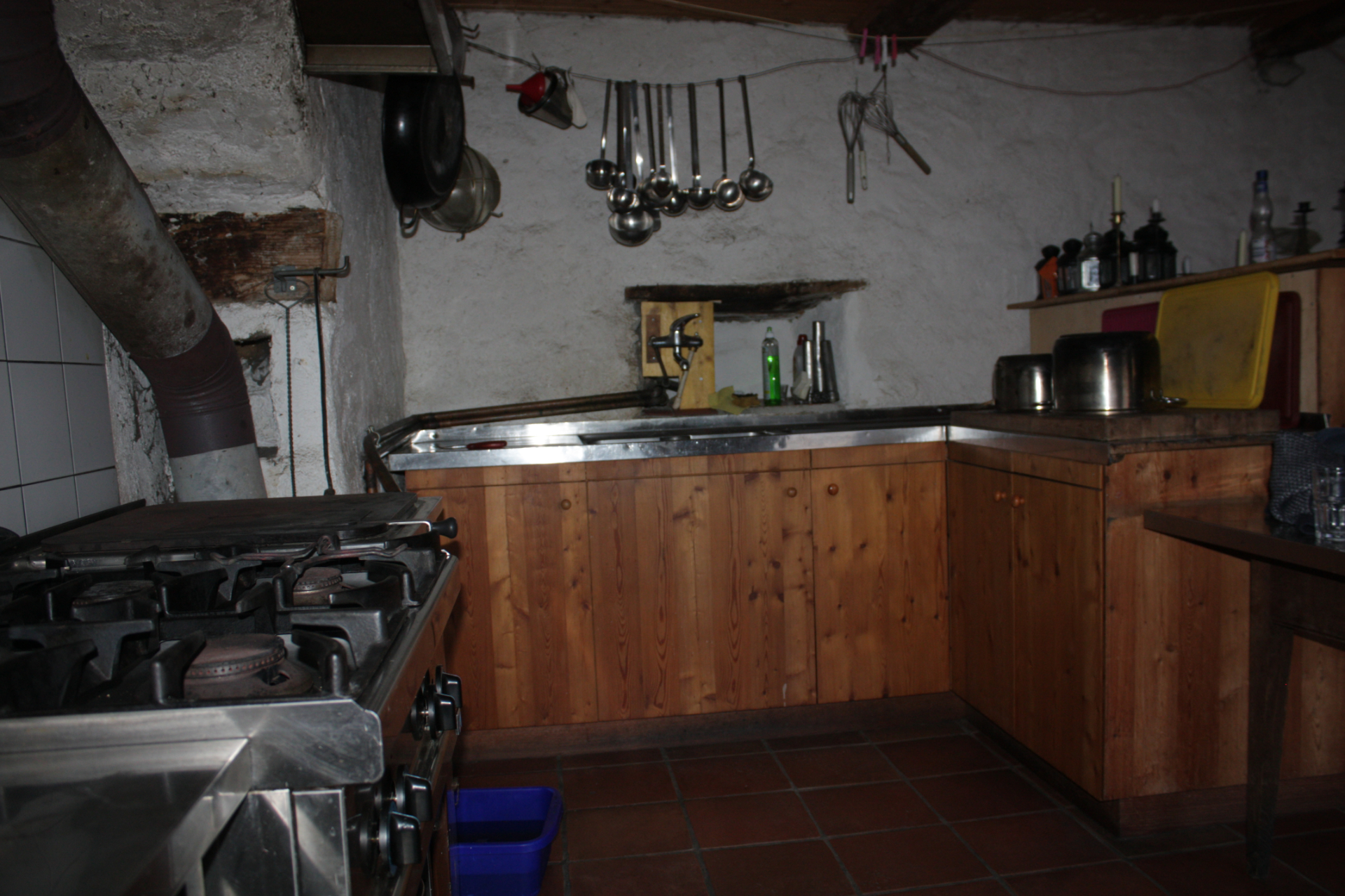 Küche im Haupthaus